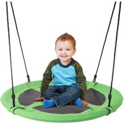 Hey! Play! 40â€Dia. Outdoor Hanging Saucer Swing